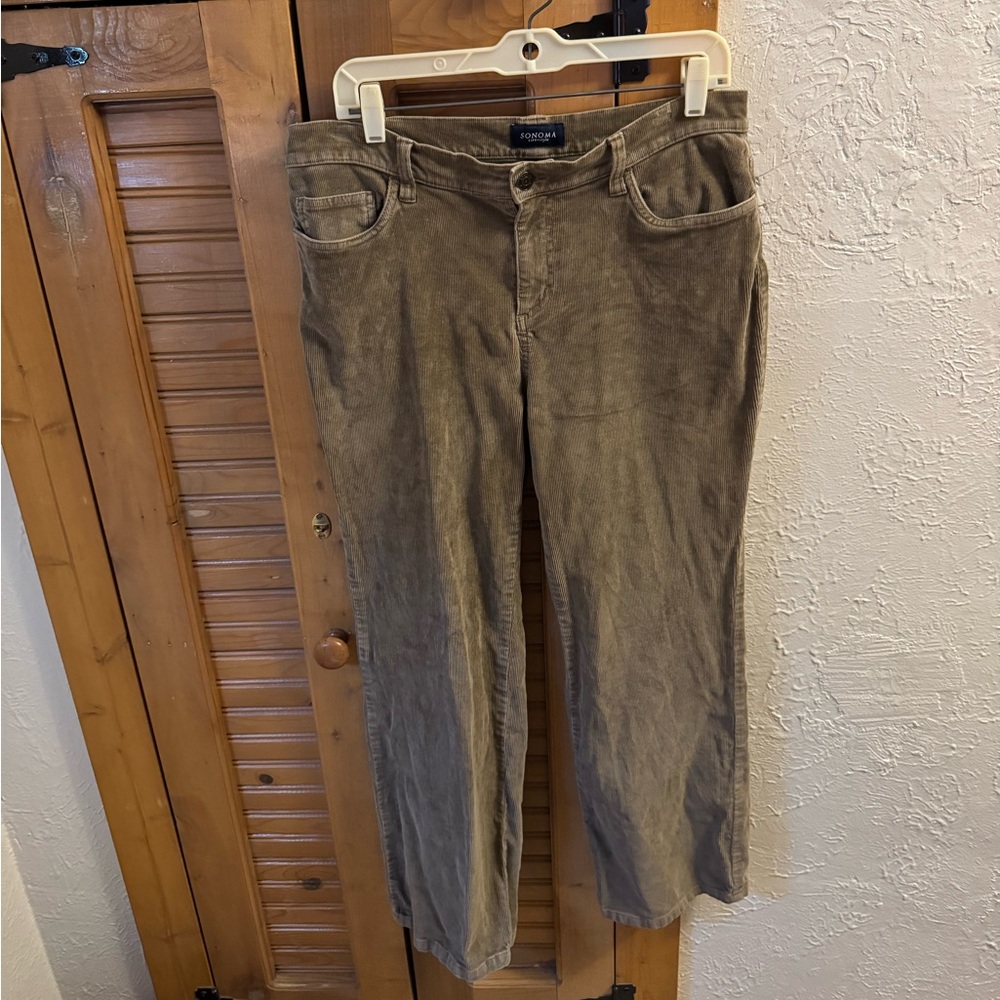 Women’s Sonoma tan corduroy pants